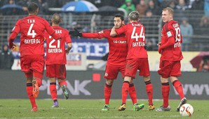 Julian Brandt erzielte das 2:1 für Bayer Leverkusen