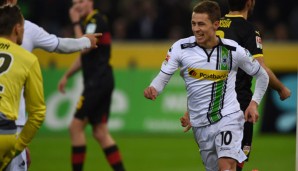 Thorgan Hazard zeigte nicht nur wegen seines Treffers eine der besten Leistungen im VfL-Dress