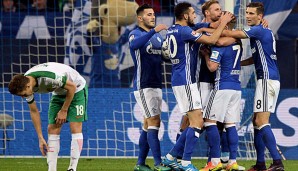 Schalke feierte gegen Werder Bremen einen Sieg