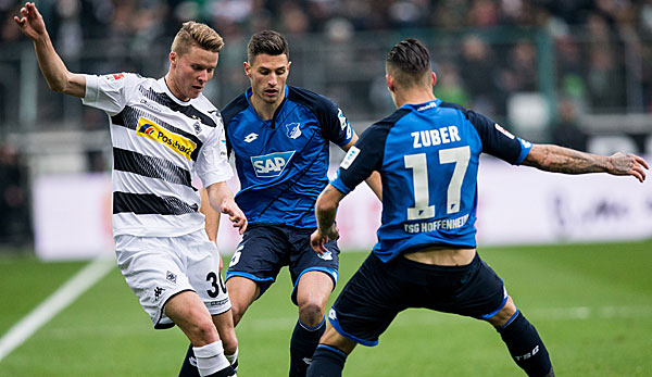 Die TSG Hoffenheim kämpfte sich in der zweiten Hälfte gegen Borussia Mönchengladbach zurück