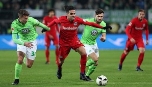 Der VfL Wolfsburg und Eintracht Frankfurt lieferten sich einige enge Duelle im Mittelfeld