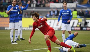 Yuya Osako erzielte einen Doppelpack beim 6:1-Sieg gegen Darmstadt 98