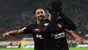 Chicharito und Bellarabi erzielten die Tore für Bayer Leverkusen