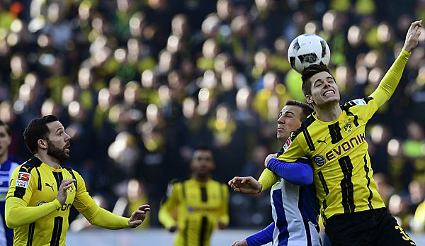 Dortmund brachte in der ersten Halbzeit keinen Torschuss auf den Berliner Kasten