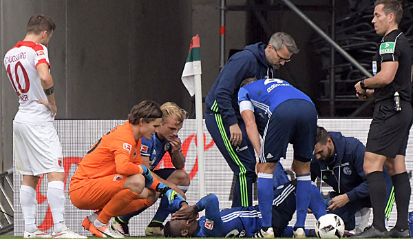 Die Verletzung von Breel Embolo überschattete die Traumtore beim Duell zwischen Augsburg und Schalke