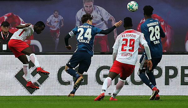 Bruma erzielte das 1:0 für Leipzig gegen den HSV.