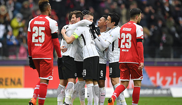 Eintracht Frankfurt hat das Heimspiel gegen den 1. FSV Mainz 05 am 27. Spieltag gewonnen.
