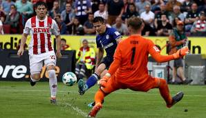 Yevhen Konoplyanka bei seinem Treffer zum zwischenzeitlichen 2:0 gegen den 1. FC Köln.