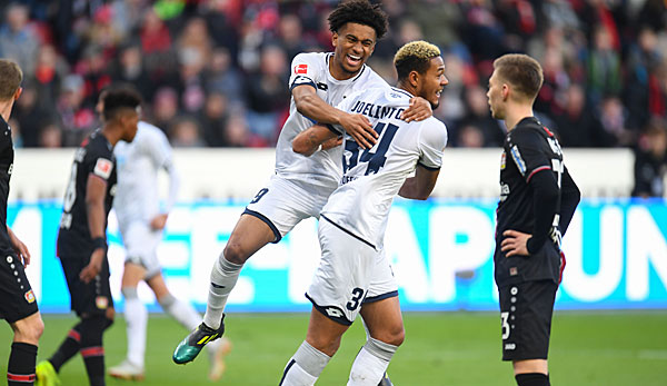 Traf gegen Leverkusen doppelt und holte dazu noch einen Elfmeter raus: Hoffenheim-Rückkehrer Joelinton.