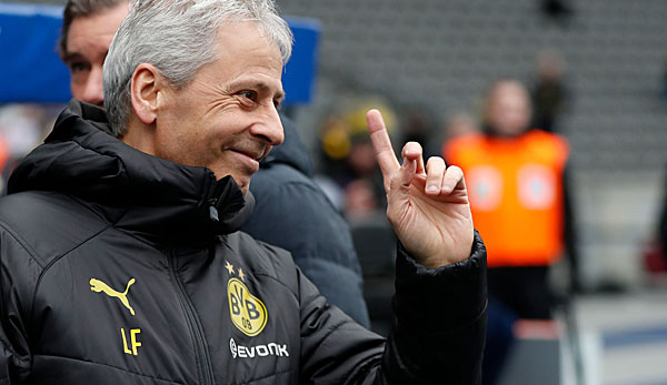 Lucien Favre hat Borussia Dortmund zu vier Siegen in Folge geführt.
