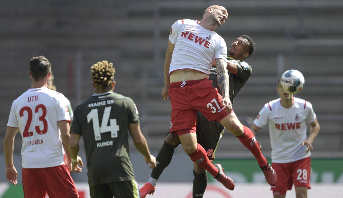 1. FC Köln - 1. FSV Mainz 05 2:2: Köln gibt Sieg gegen Ex-Coach ...