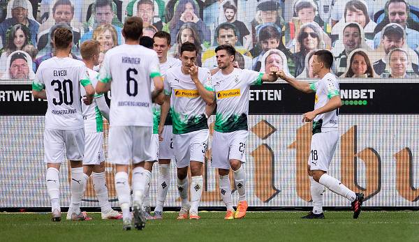 Borussia Mönchengladbach springt durch den klaren Sieg gegen den VfL Wolfsburg vorerst auf Platz vier.