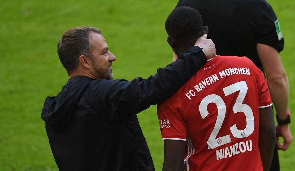 Tanguy Nianzou feierte beim 1:1 gegen Union Berlin nach langer Verletzungspause sein Comeback für den FC Bayern München.