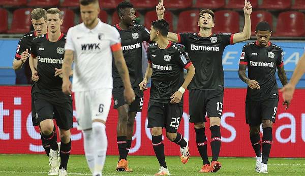 Ein Elfmeter, ein Traum-Kopfball: Lucas Alario war für Bayer Leverkusen gegen Augsburg der Man of the Match.