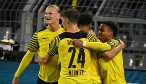 Nach einer irren Schlussphase hat Borussia Dortmund mit 3:2 gegen die TSG Hoffenheim gewonnen. Haaland avancierte kurz vor Abpfiff zum Matchwinner. Die Noten und Einzelkritiken der BVB-Spieler.