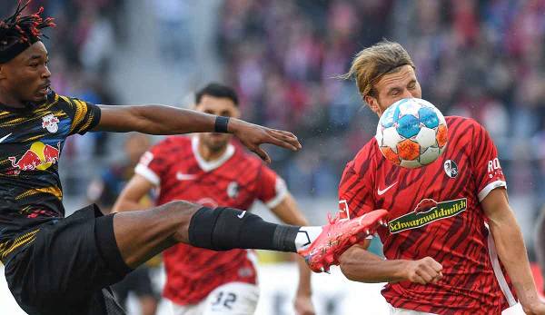 Hinspiel ohne Sieger: 1:1 trennten sich Freiburg und Leipzig am 8. Spieltag.