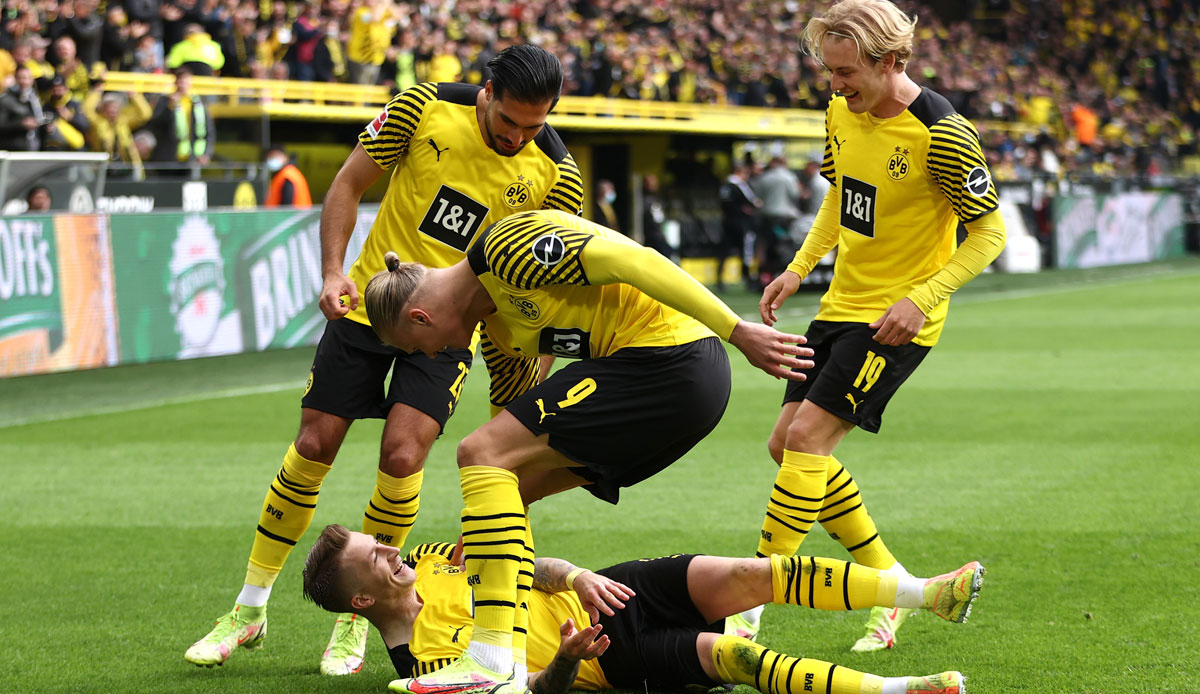 Borussia Dortmund hat mit 3:1 gegen den FSV Mainz 05 gewonnen. Rückkehrer Erling Haaland glänzte mit einem Doppelpack, während Neuzugang Donyell Malen erneut schwächelte. Die Noten und Einzelkritiken der BVB-Spieler.