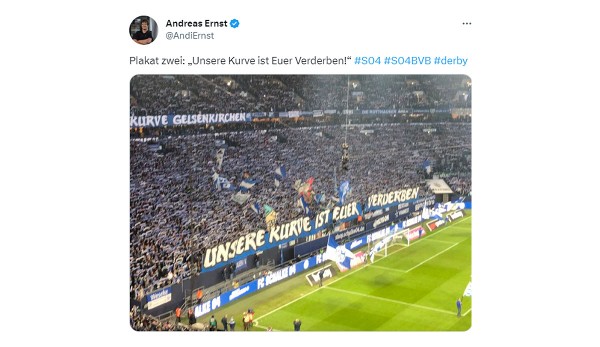 Borussia Dortmund, Schalke 04, BVB, S04, Revierderby, network reactions