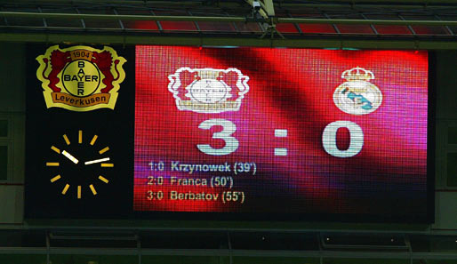 Real Madrid, Bayer Leverkusen, 2001, 3:0