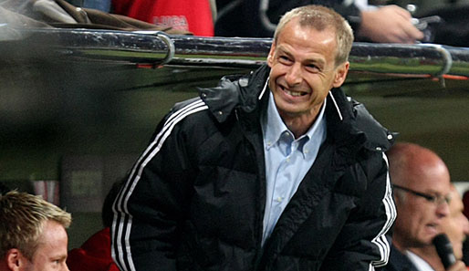 Jürgen Klinsmann hatte großen Spaß am Spiel seines FC Bayern