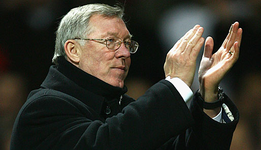Alex Ferguson führt als erster Trainer den Titelverteidiger in das Viertelfinale der Champions League