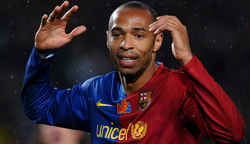 Thierry Henry traf in der spanischen Meisterschaft in dieser Saison bereits 15 Mal