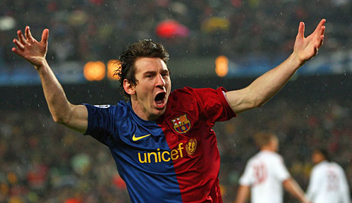 Das Monster von Barcelona: Lionel Messi will der Chelsea-Abwehrreihe Angst machen