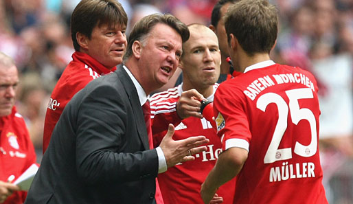 Welche Rolle hat Coach Louis van Gaal Thomas Müller und Arjen Robben gegen Juve zugedacht?