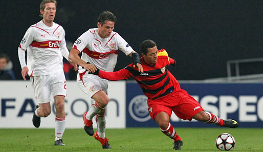 Das Hinspiel in Stuttgart verlor der VfB trotz immensen Engagements mit 1:3
