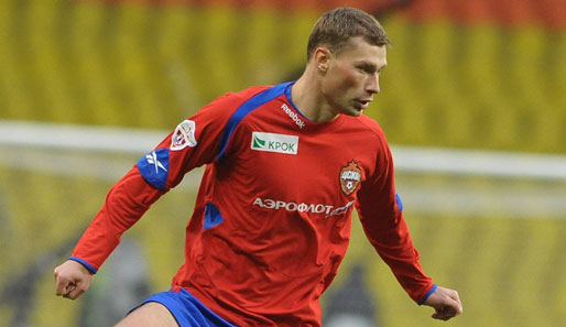 Alexej Beresuzki spielt bereits seit 2001 für ZSKA Moskau