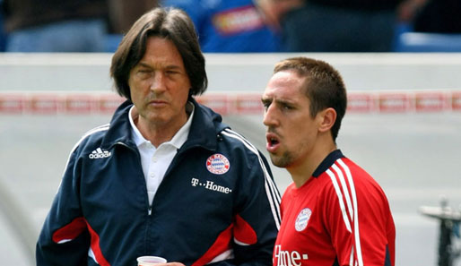 Noch nicht wieder einsatzbereit: Franck Ribery (r.)