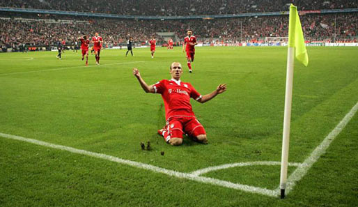 Arjen Robben erzielte seinen vierten Treffer in der laufenden Champions-League-Saison