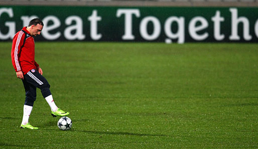 In sieben CL-Begegnungen stand Franck Ribery in dieser Saison auf dem Platz: ein Tor, drei Vorlagen
