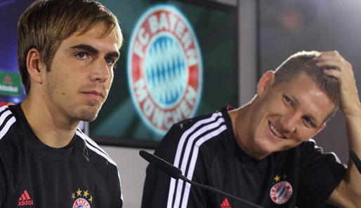 Philipp Lahm und Bastian Schweinsteiger haben mit dem FC Bayern große Ziele