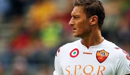 Francesco Totti ist Kapitän, Rekordspieler und Identifikationsfigur des AS Rom