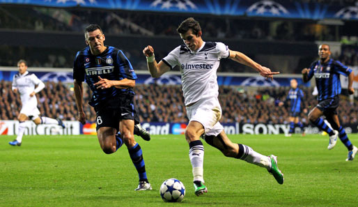 Tottenhams Gareth Bale nahm Inters rechte Seite regelrecht auseinander