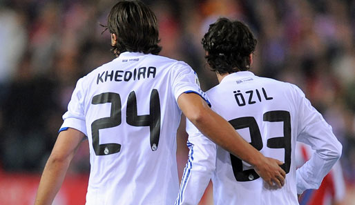 Sami Khedira und Mesut Özil wollen mit Real Madrid das Halbfinale der Champions League erreichen