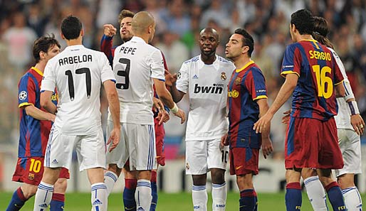 Bei Barcelonas 2:0-Sieg im Hinspiel in Madrid gab's mächtig Ärger
