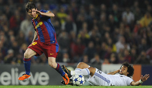 Der FC Barcelona (mit Messi, l.) schaltete Real Madrid aus und steht im Champions-League-Finale