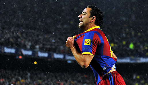 Xavi gewann 2006 und 2009 mit dem FC Barcelona die Champions League
