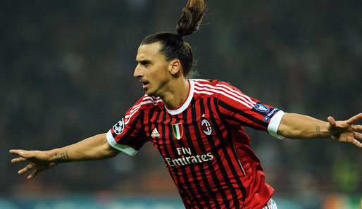 Zlatan Ibrahimovic markierte den zwischenzeitlichen Führungstreffer für Milan in Borissow