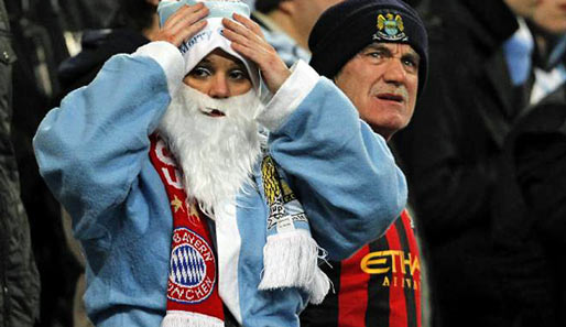 Da half selbst das Nikolaus-Outfit nichts: Manchester City verpasste den Einzug ins CL-Achtelfinale
