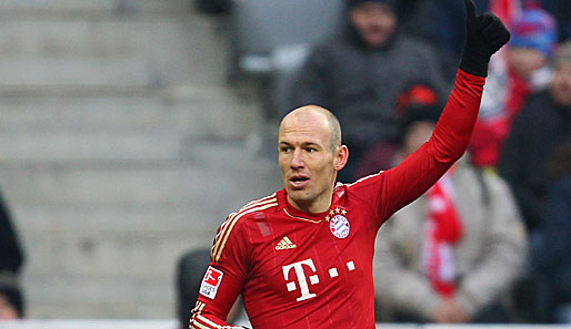 Arjen Robben wird im CL-Achtelfinalhinspiel der Bayern in Basel in die Startelf zurückkehren