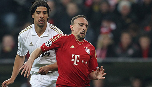 Franck Ribery (r.) und Bayern München müssen in Madrid erneut ans Limit gehen