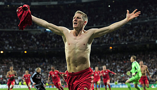 Sein Elfmeter in Madrid brachte die Bayern ins Finale: Bastian Schweinsteiger