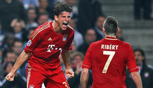 Können Mario Gomez (l.) und Franck Ribery schon am Dienstag wieder gemeinsam jubeln?