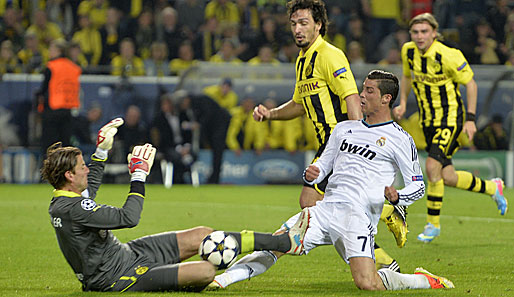 Real-Superstar Cristiano Ronaldo könnte im Rückspiel gegen Borussia Dortmund fehlen