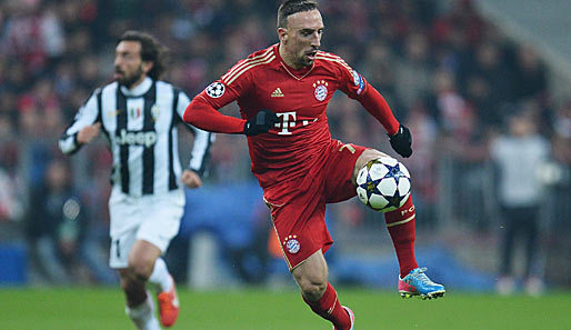 Statistisch haben Franck Ribery (r.) und die Bayern gute Chancen, das Halbfinale zu erreichen