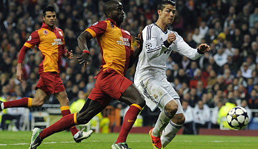 Für Cristiano Ronaldo (r.) und Real Madrid sollte das Rückspiel bei Galatasaray nur Formsache sein