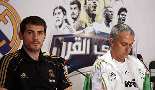 Haben nicht das allerbeste Verhältnis: Jose Mourinho (r.) und Iker Casillas